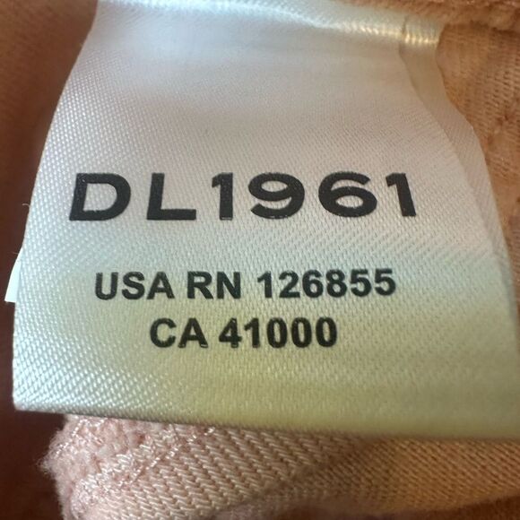 DL1961 Patti Straight High-Rise Vintage Ankle Bellini Raw‎ Jeans Women's 32 NWOT - Picture 6 of 11